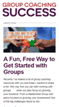 Mobile Screenshot of groupcoachingsuccess.com